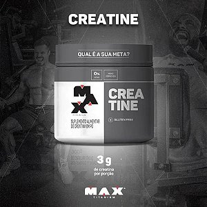 Creatina 300g MonoHidratada - Max Titanium