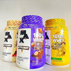Whey 100% Max Titanium x Dr. Peanut 900g