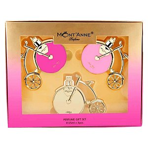 Perfume Mont'Anne - Bicicletinha 25ml Miss You | Miss Glamour | Adieu Luxe