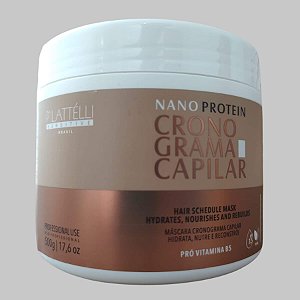 Mascara Cronograma Capilar Plattelli 500g