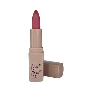 Batom Bala Cremoso Diva Gior Rosa Intenso 3,5g Hidratação e Cor Intensa Vegano