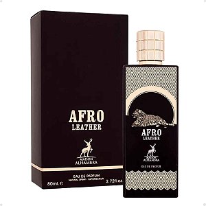 Perfume Arabe Maison Alhambra Afro Leather Unissex EDP 80ml
