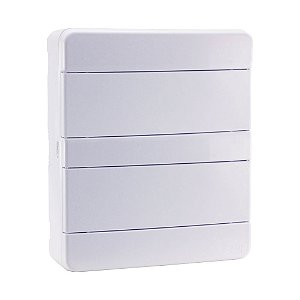 Quadro de Distribuição c/ Barramento Neutro / Terra – Sobrepor – 24 – DIN