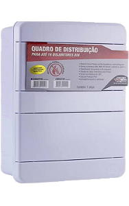 Quadro de Distribuição – Embutir – 16 – DIN Com barramento
