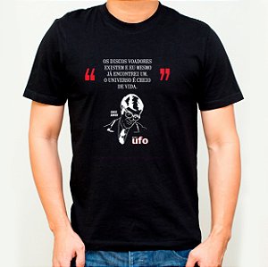 Camiseta com frase de Chico Xavier