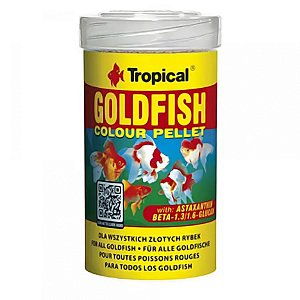 TROPICAL GOLDFISH COLOUR PELLET 90G