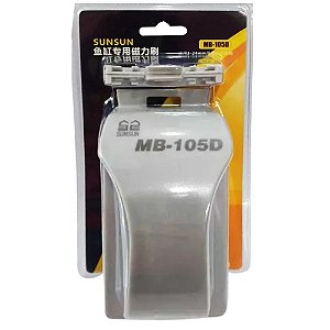 Limpador Magnético SUNSUN MB-105D com Lamina - Vidros até 24mm