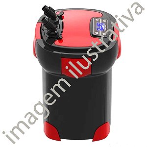 Filtro Canister P/ Aquário Sunsun ZW-3000 c/ UV 9w - SEMI-NOVO
