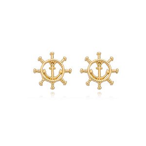 Brinco Nautico Folheado a Ouro 18K