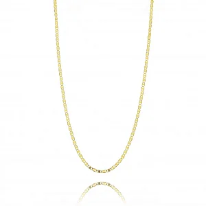 Colar 40Cm Elo Gucci Folheado a Ouro 18K