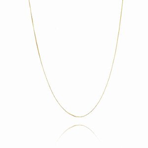 Corrente Veneziana 45Cm Folheado a Ouro 18K