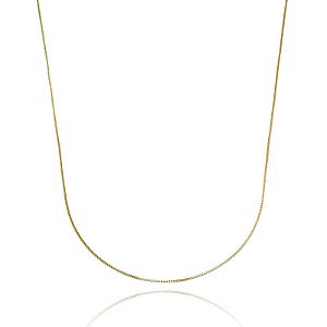Corrente Veneziana 70Cm Folheado a Ouro 18K