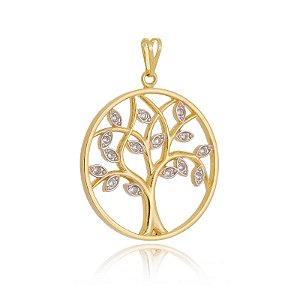 Pingente Medalha Árvore da Vida
