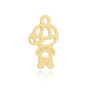 Pingente Menino Vazado Pequeno Liso