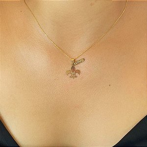 Pingente Personalizado Profissão Folheado a Ouro 18K