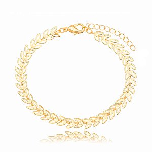 Pulseira Setinha Vazado Folheado a Ouro 18K