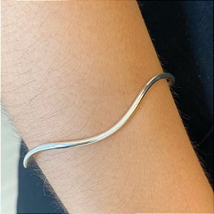 Bracelete Ondulado Liso