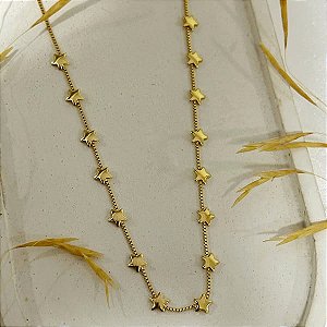 Colar Choker Estrelas