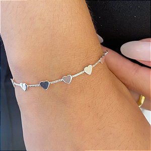 Pulseira Corações