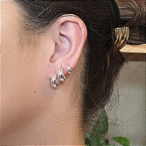 Triozinho de Argolas Lisas Abauladas