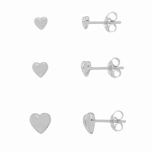 Triozinho de Coração Abaulado Desenhado