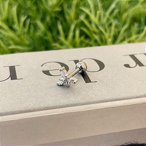 Piercing de Libélula Asas Zircônias Navetes