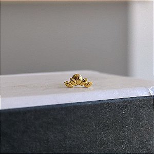 Piercing Meia Flor Navetes Lisos