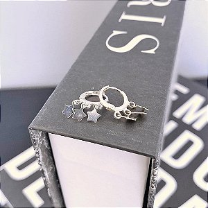 BR ARG 3 ESTRELAS PEND FOLHEADO A PRATA 925