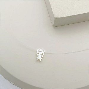 Colar Nylon Menina Madrepérola Folheado a Ouro 18K