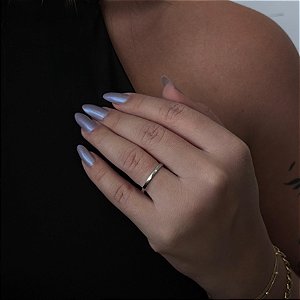 Anel Fio Liso Steel