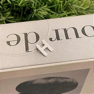 Colar Nylon Letra Lisa Folheado a prata 925