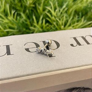 Piercing Botão de Rosa Steel