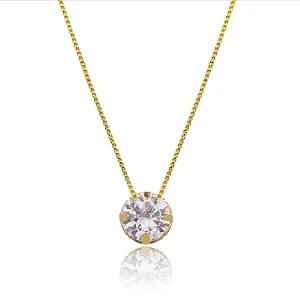 Colar Ponto de Luz M Folheado a ouro 18K