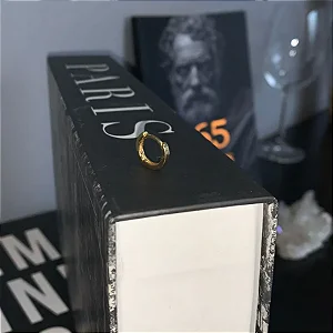 Piercing Argola Fio Liso Reto G Folheado a ouro 18K