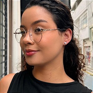 Brinco de Coração Cravejado Grande Pavê Galeria Steel