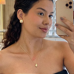 Colar Coração Folheado a ouro 18K