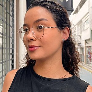 Brinco de Coração Liso Abaulado Médio Steel