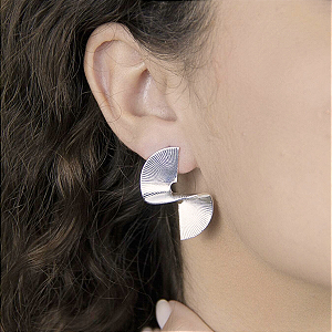 Brinco Espiral Trabalhado Steel