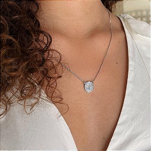 Escapulário Veneziano São Bento Steel