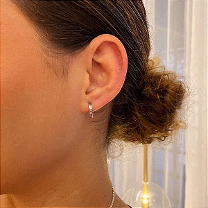 Brinco Argola Fio Liso Reto G Steel