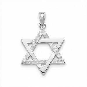 Pingente Estrela de Davi Steel