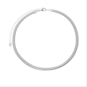 Colar 40cm Snake Steel