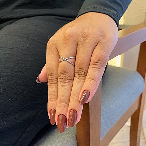 Anel Aro Cruzado X Steel