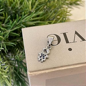 Pingente Menino Cravejado Azul Steel