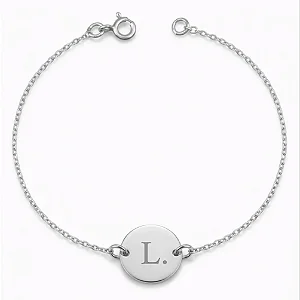 Pulseira Personalizada Moeda 2 Furos Steel
