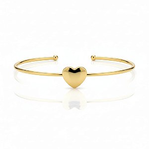 Bracelete Coração Liso