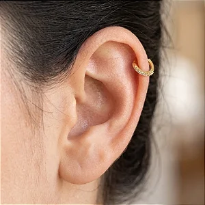 Piercing Argola 1 Fio Cravejado