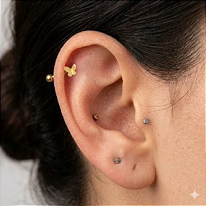 Piercing Borboleta Lisa