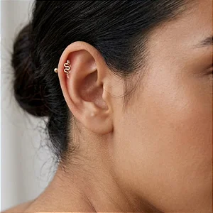 Piercing Cobrinha Lisa 10mm