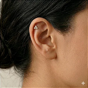 Piercing Florzinha 3 pontas